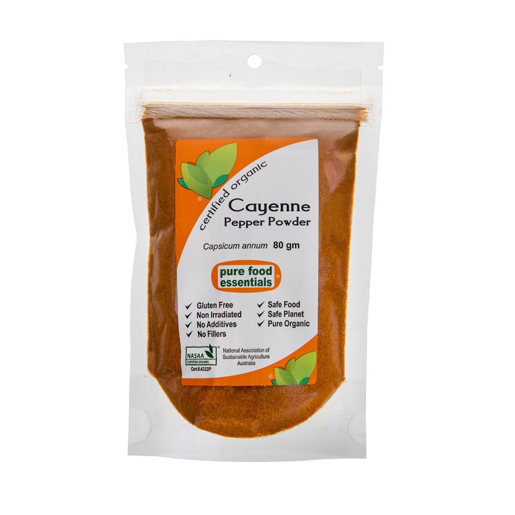 Pure Foods Cayenne Powder 80g My Health Aisle
